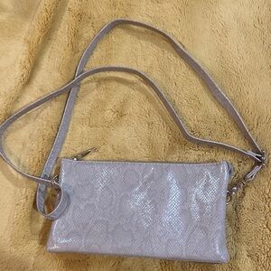 Chic Silver Crossbody Bag